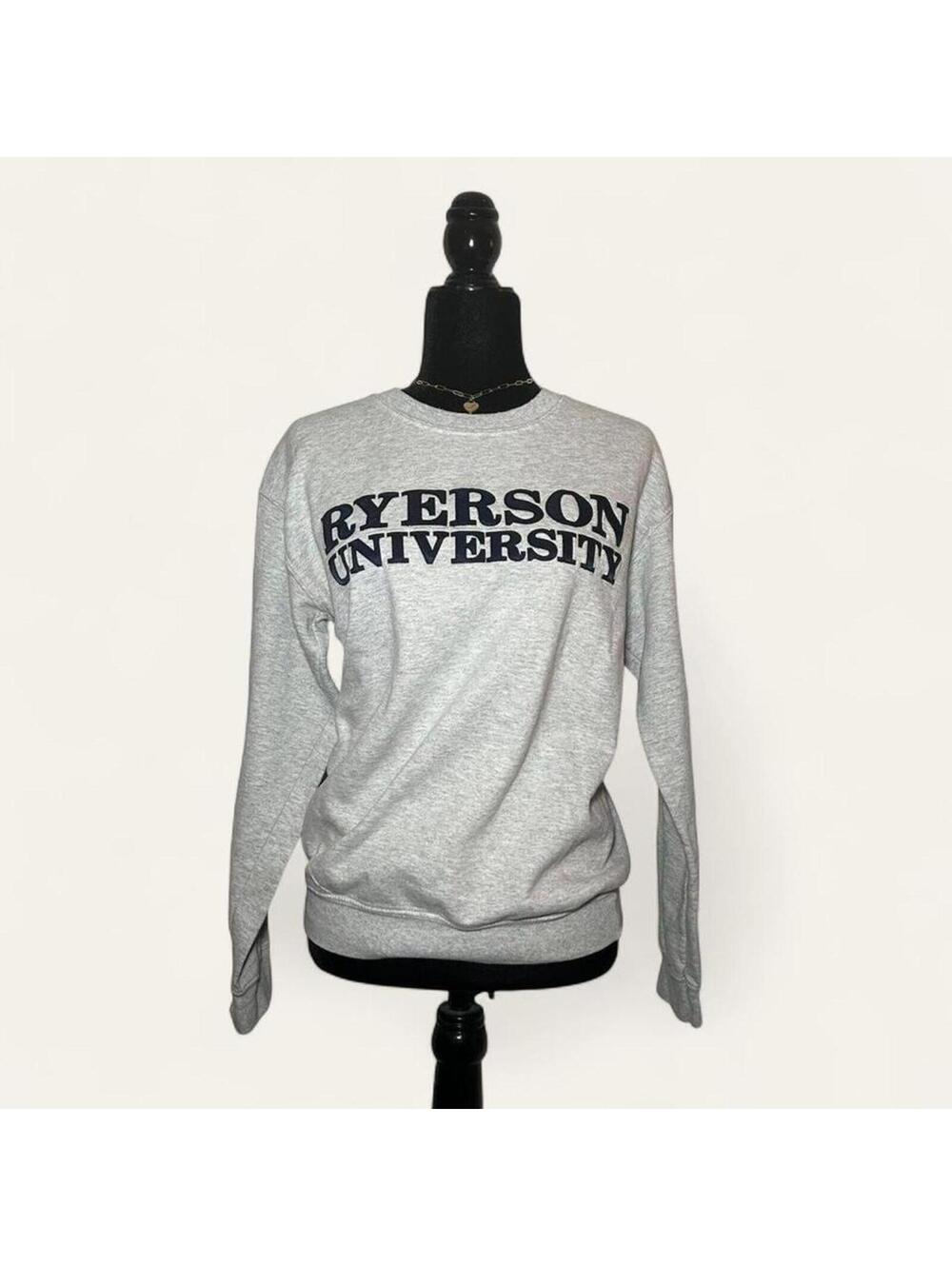 Toronto Ryerson University Crewneck Sweater Preppy